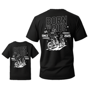 Father & Son Matching T-Shirt – Born to Ride - Untamed Generation LLC